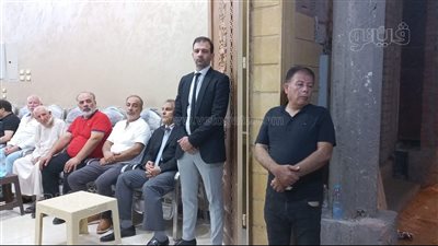 بدء عزاء زوجة طاهر أبو زيد بالعريش | فيديو