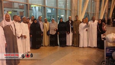 بالصور.. «مؤيدي السيسي» تستقبل أسر الشهداء العائدين من العمرة