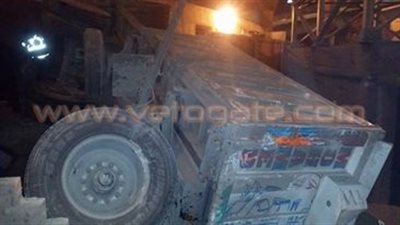 أول لقطات من موقع حادث «دائرى المنيب»