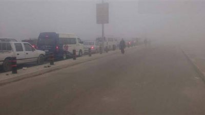 شبورة كثيفة على الطرق السريعة والصحراوية.. والمرور تحذر قائدي السيارات