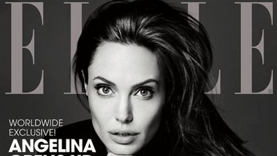 بالصور.. أنجلينا جولى نجمة العدد القادم من Elle