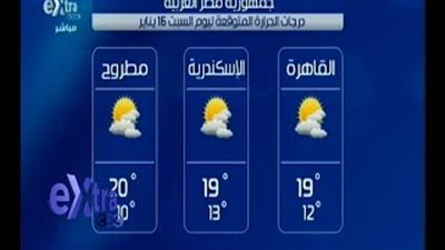 بالفيديو.. «الأرصاد»: طقس اليوم معتدل نهارًا شديد البرودة ليلًا