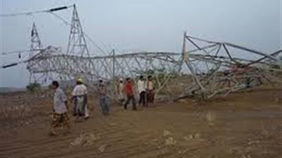 انقطاع الكهرباء عن صنعاء ومحافظات أخرى إثر اعتداء على خطوط الطاقة