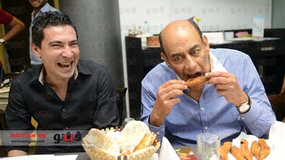 بالصور.. بدير وإدوارد وعبد الفضيل وخيرى ورحيل في افتتاح مطعم بركات