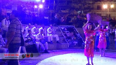 بالصور.. حفل لدعم السيسي على أنغام السمسمية ببورسعيد