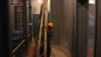 رحلة تجهيزات متحف نجيب محفوظ بتكية محمد أبو الدهب (صور وفيديو)