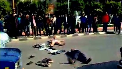 بالصور.. سائقو ميكروباصات الغربية 