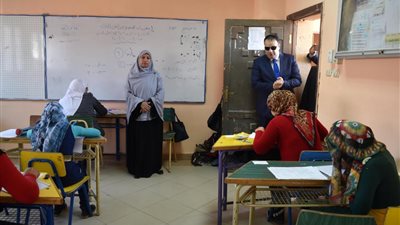 خطأ مطبعى يلغى درجة «نقطة» بامتحان إعداية الفيوم