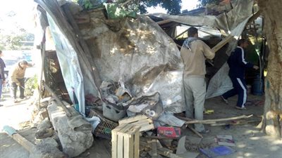 تحرير 240 محضر إشغال في حملة مكبرة بالقناطر