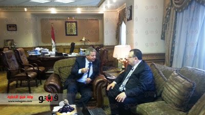 بالصور.. «مشرف» يجتمع بـ«عبدالعزيز» لمناقشة قانون الرياضة الجديد