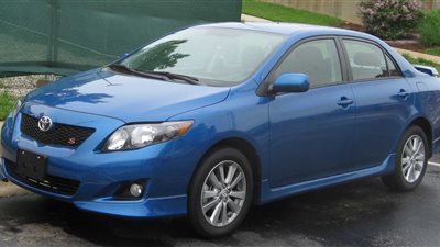 جمارك سيارات «تويوتا كورولا 2009» وارد الخليج