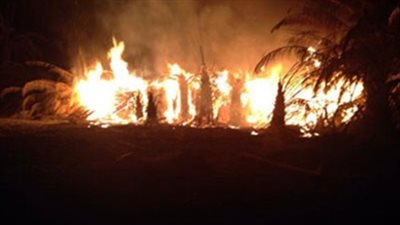 حريق يلتهم ثلاثة أفدنة 