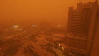 «الأرصاد»: العاصفة الترابية بسبب منخفض جوي شديد بالصحراء الغربية