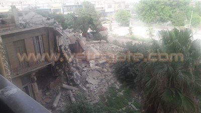 هدم قصر زينب الوكيل الأثري بالإسكندرية