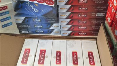 ضبط 390 علبة سجائر مجهولة المصدر في بورسعيد