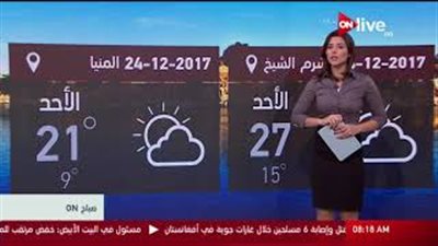 الأرصاد: انخفاض في درجات الحرارة.. والعظمى في القاهرة 19 (فيديو)