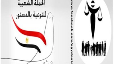 حملة التوعية بالدستور: تزوير الاستفتاء يطعن فى شرعية الدستور