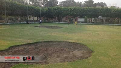 بالصور.. الإهمال يضرب ملاعب الكروكية بالشمس