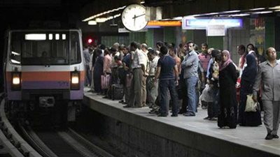 عطل فني بالخط الثاني لمترو الأنفاق