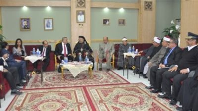محافظ الجيزة يقدم التهنئة للأقباط بعيد الميلاد