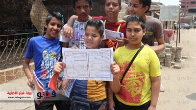 بالفيديو والصور.. طلاب الشهادة الإعدادية بعين شمس: امتحان اللغة العربية 