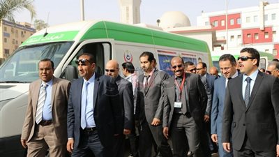 تفاصيل القافلة الطبية بالتعاون بين الرقابة الإدارية وجامعة أسوان (صور)