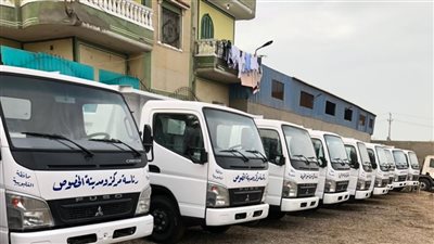 الاتحاد الأوروبي يدعم القليوبية بـ11 سيارات نظافة