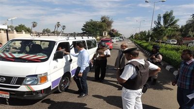 تحرير 419 مخالفة مرورية في القاهرة الكبرى