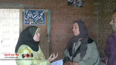 بالصور.. مصريات ضد الإرهاب تزور ضحية 