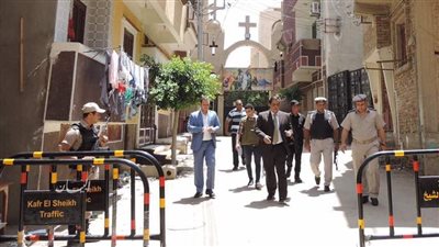 مديرو الأمن يتفقدون قوات تأمين الكنائس استعدادا لاحتفالات عيد الميلاد