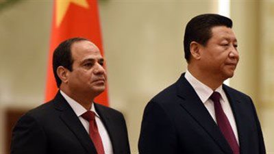 السيسي يبحث مع الرئيس الصيني التوسع في مشروعات النقل