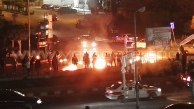 بالصور.. «الإخوان» يشعلون النار ويقطعون الطريق بالعاشر من رمضان