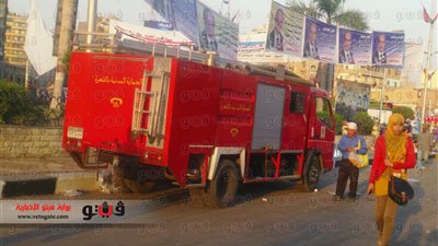 بالصور.. سيارات إطفاء بـ 