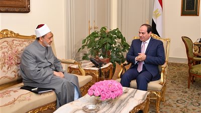 السيسي يلتقي شيخ الأزهر في الاتحادية
