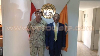 محافظ شمال سيناء يزور معسكر قوات المراقبة الدولية في سيناء