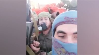 داعش ينشر أول فيديو لتنفيذ حكم الإعدام للطيار السوري