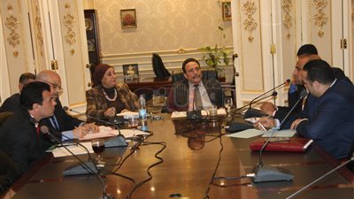 قوى عاملة البرلمان توصي بتشكيل لجنة لحل أزمة عمال شبين الكوم (صور)