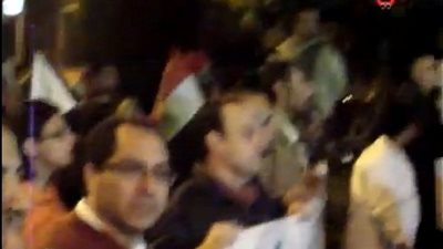 بالفيديو ..مسيرة مسجد النور للاتحادية اعتراضا على الاستفتاء