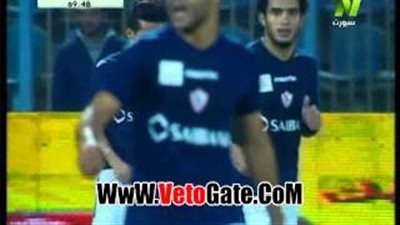 بالفيديو.. مصطفى فتحي يهدد مرمى المصري بتسديدة قوية