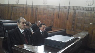 وصول فريد الديب لدار القضاء لحضور محاكمة مبارك في قتل المتظاهرين