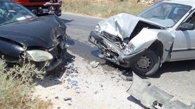 إصابة شخصين في حادث تصادم بالعجوزة