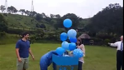 أطرف محاولات الآباء للكشف عن نوع المولود المنتظر (فيديو)