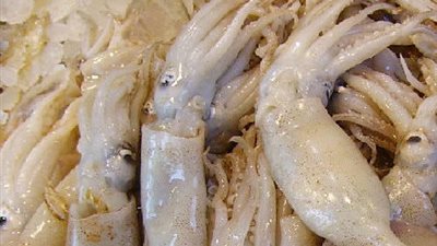 جنيهان تراجعًا للكابوريا مقابل ارتفاع السبيط فى سوق الأسماك