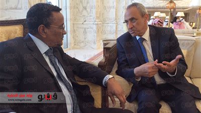 بالصور.. أبوحديد يلتقي وزيري زراعة السعودية والسودان لبحث التعاون