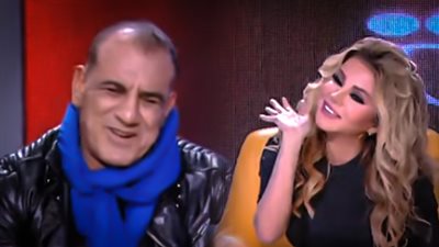 بالفيديو.. وصلة غزل بين محمد لطفي ورزان مغربي على الهواء