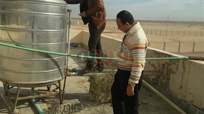 الحجر الصحي بمطار أسيوط يشن حملة للتفتيش على خزانات المياه