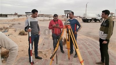 بدء الرفع المساحي لمدينة بئر العبد الجديدة (صور)