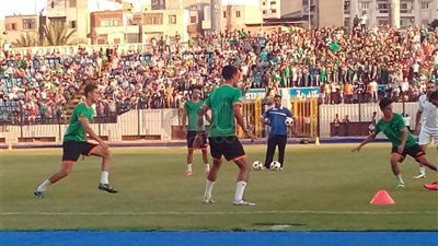 الاتحاد السكندري يختتم استعداده للمقاصة بحضور جماهيري