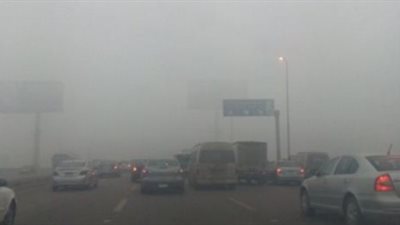 إغلاق طريق «القطامية - العين السخنة» بسبب انعدام الرؤية