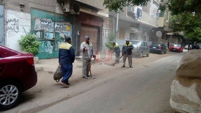 حملة لنظافة وزراعة الأشجار بالعمرانية (صور)